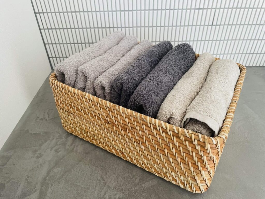 たくさんのタオル