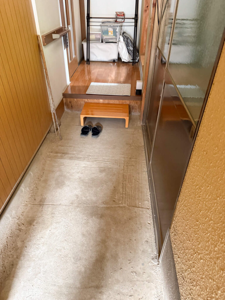 廊下と通路の段差