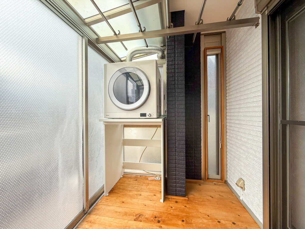 サンルームに設置の乾太くん